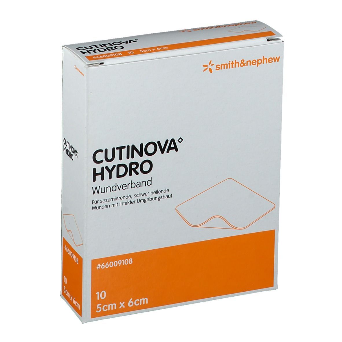 CUTINOVA® Hydro haftende Wundauflage 5 cm x 6 cm steril