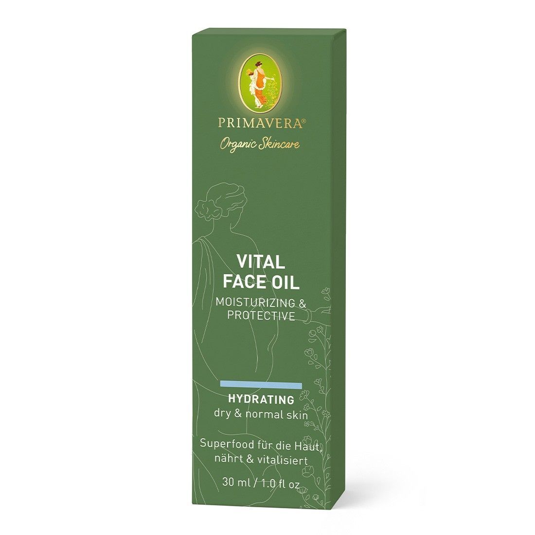 Primavera Organic Skincare Vital Face Oil Moisturizing & Protective Hydrating