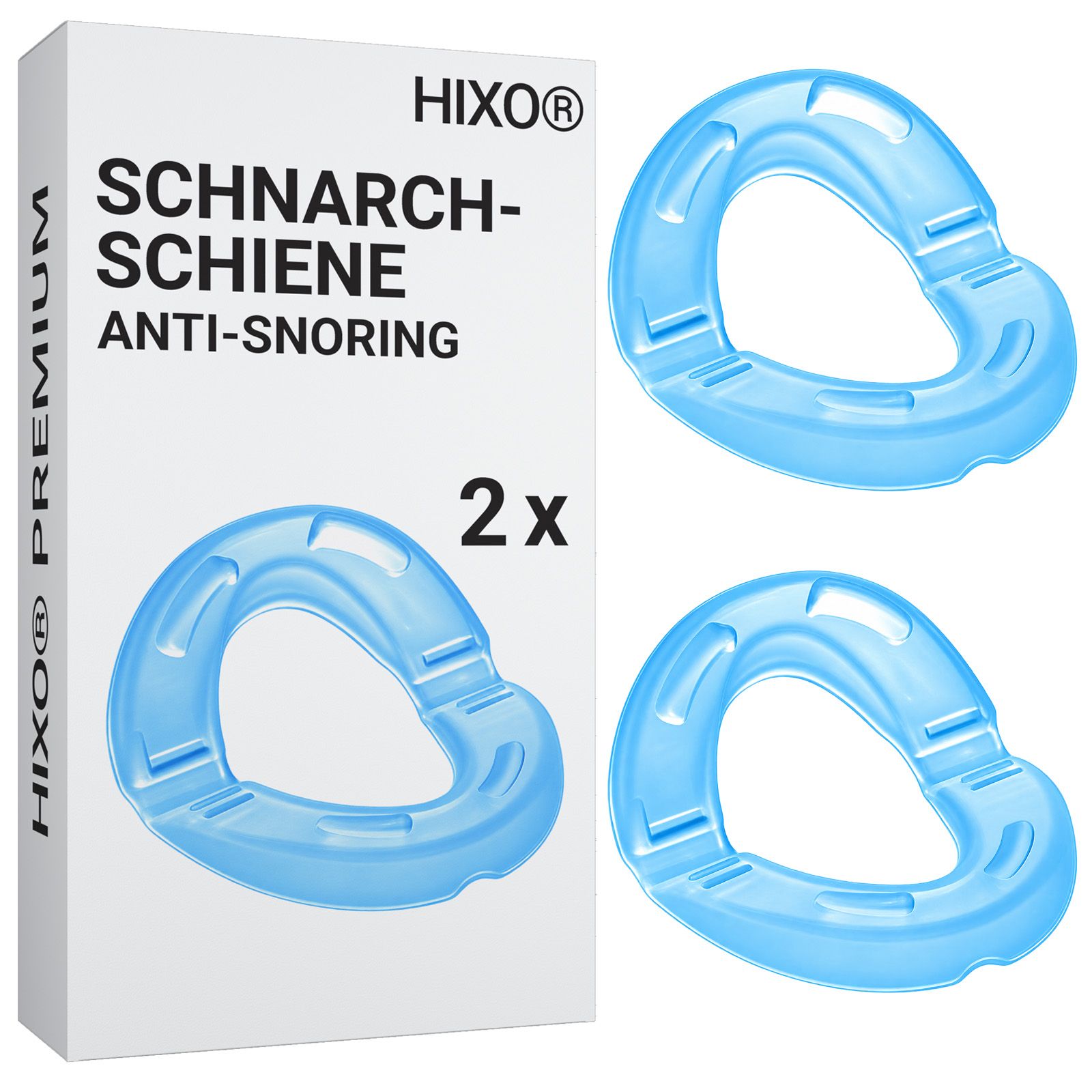 Hixo Schnarchschiene Anti Schnarch Schiene – Schnarchstopper für ruhigere Nächte 2 St Schienen