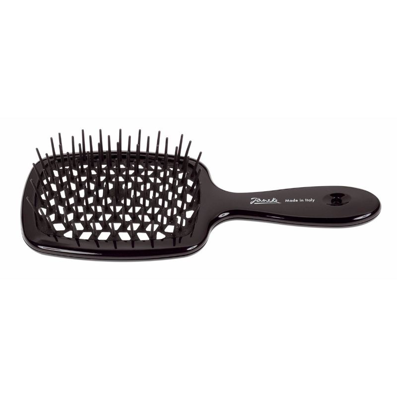 Janeke Superbrush Schwarze Haarbürste 1 St Bürste