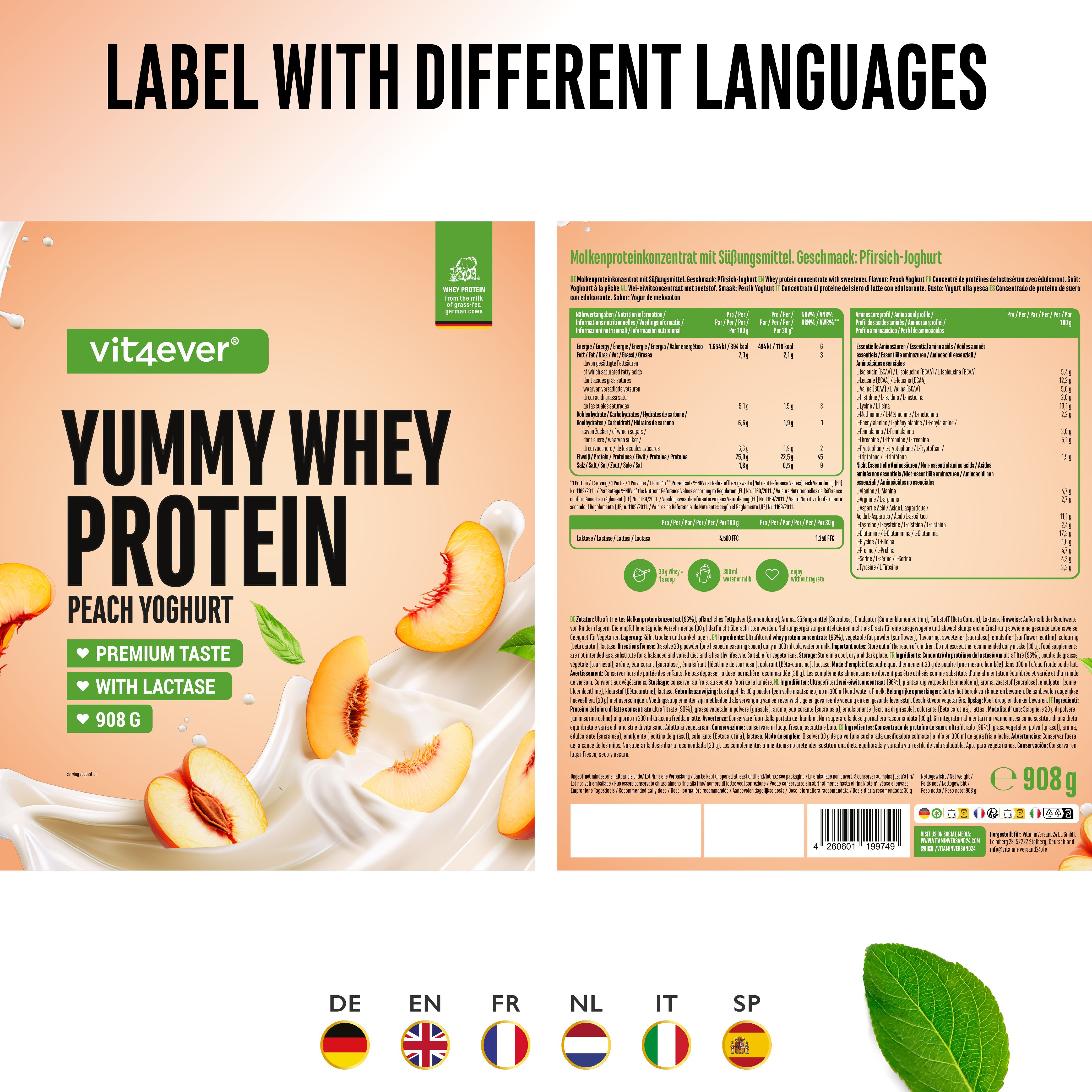 vit4ever Yummy Whey Protein