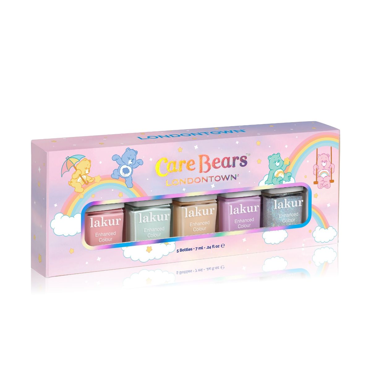 Londontown lakur Care Bears Beary Polished Set mit Mini-Nagellacken 5 St