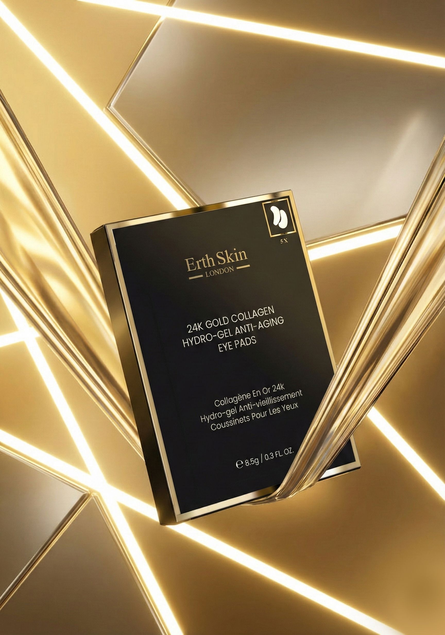 ErthSkin London Augenklappen Gold