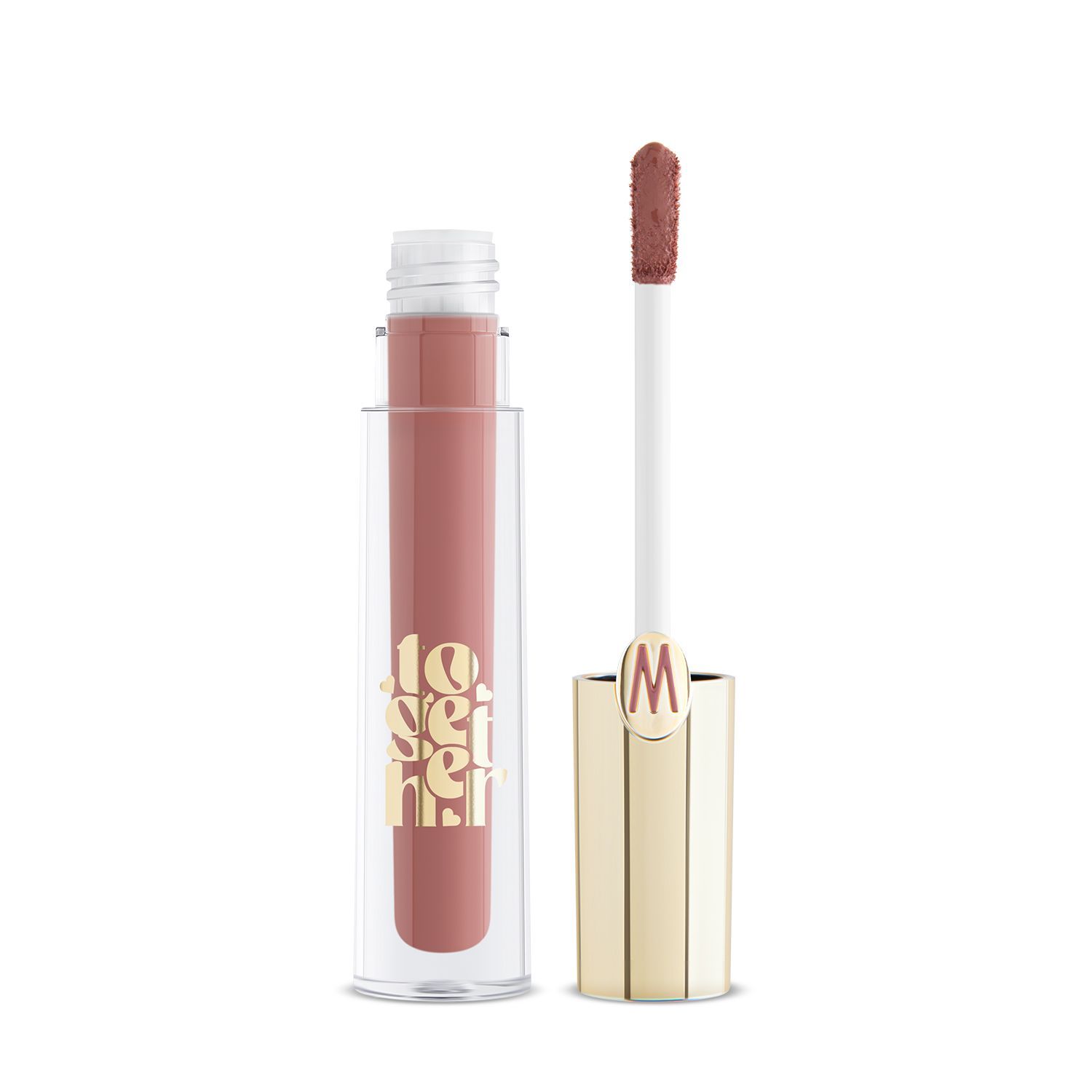 Lucidalabbra con applicatore. Tonalità rosa, tappo dorato. Applicatore con colore del prodotto. Logo "W" sul tappo.