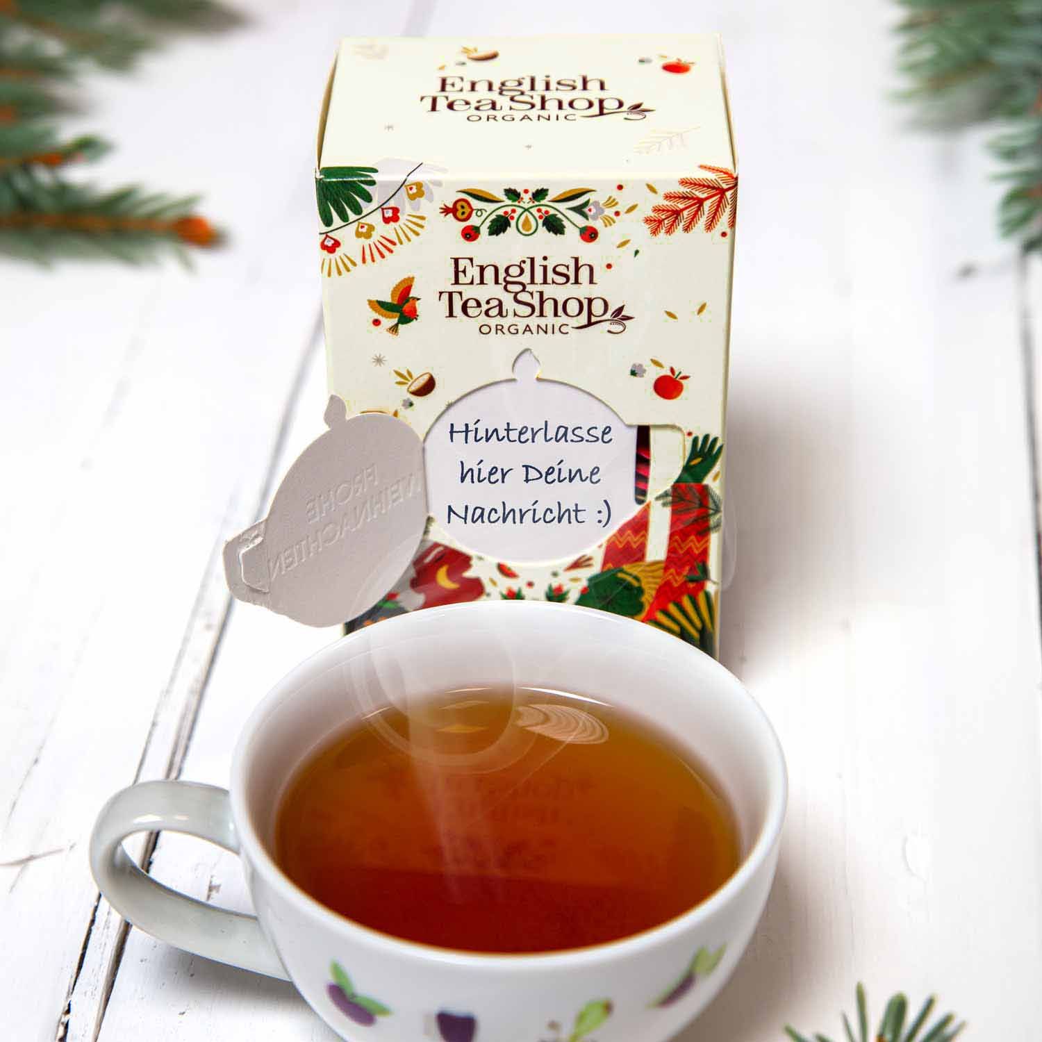 ETS - Frohe Weihnachten Teegeschenk bio