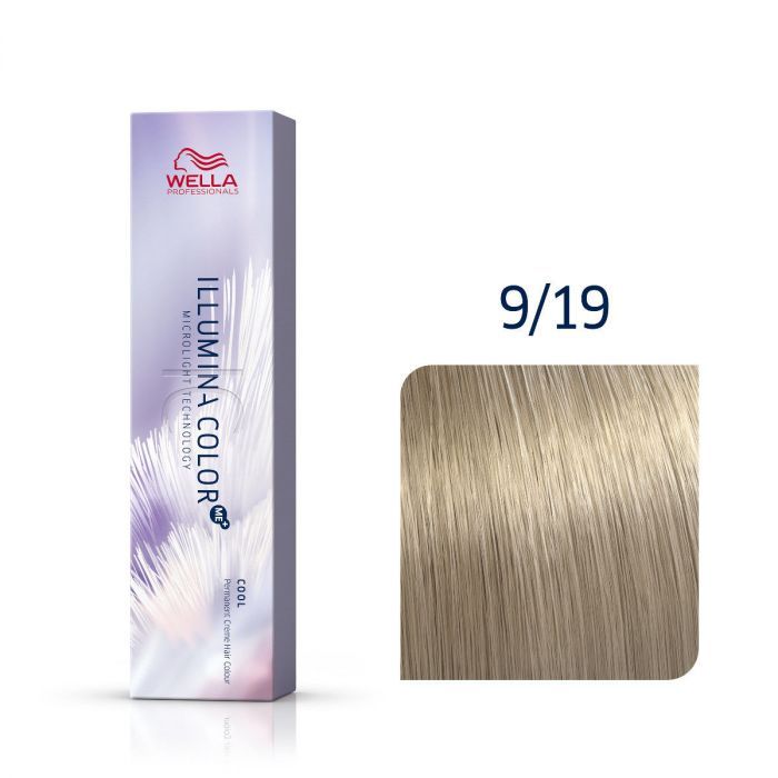 Wella Illumina Color 9/19 Lichtblond Asch Cendré