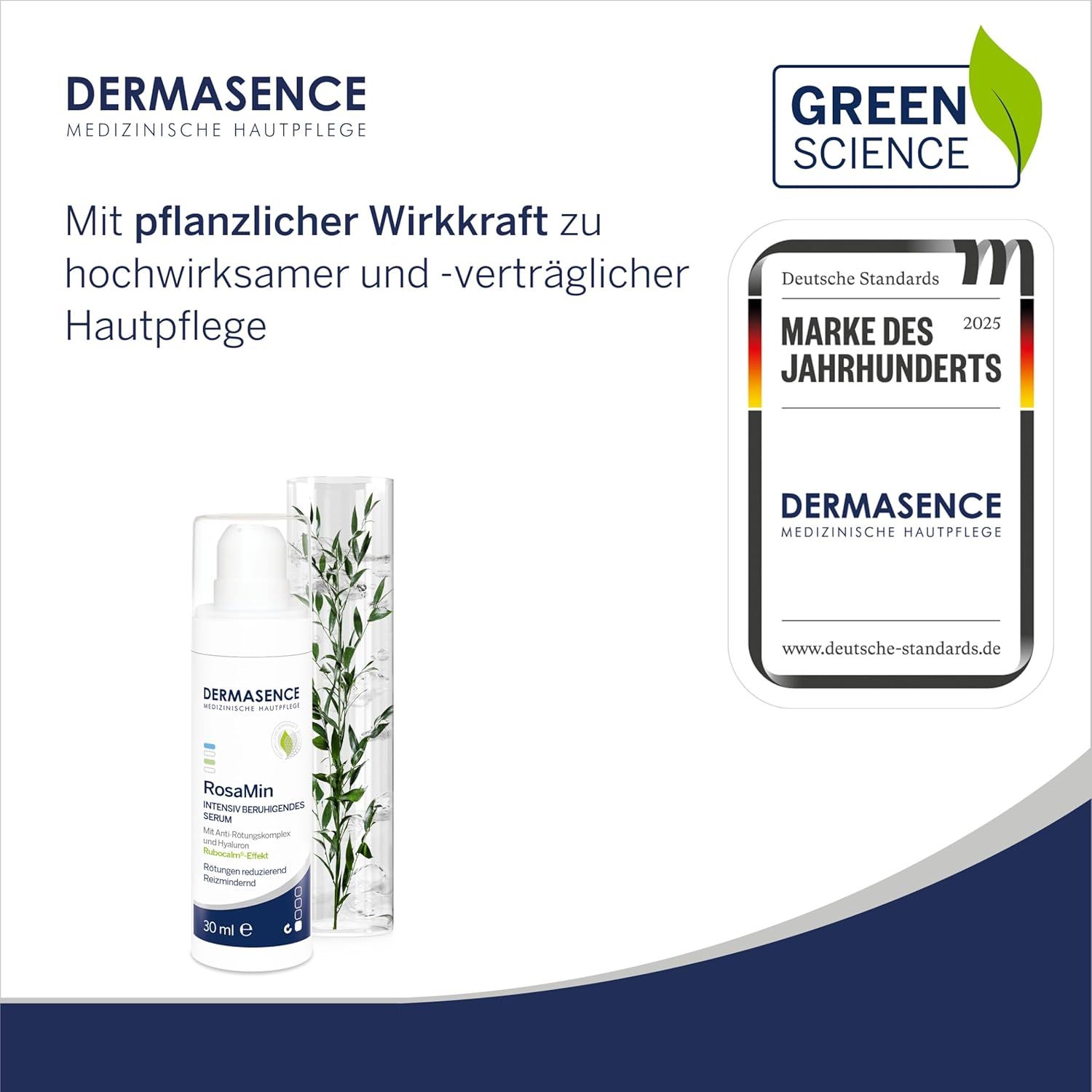 DERMASENCE RosaMin Intensiv Beruhigendes Serum