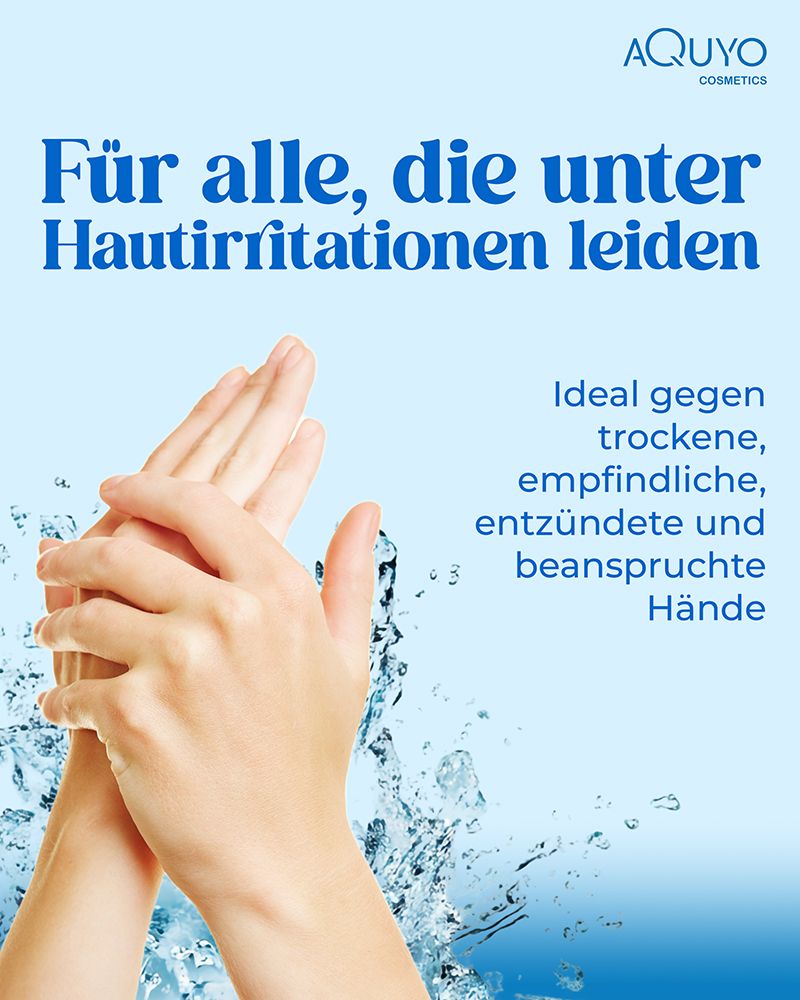 Blueline Silber Handcreme für sehr trockene, raue, rissige und entzündete Hände und Finger