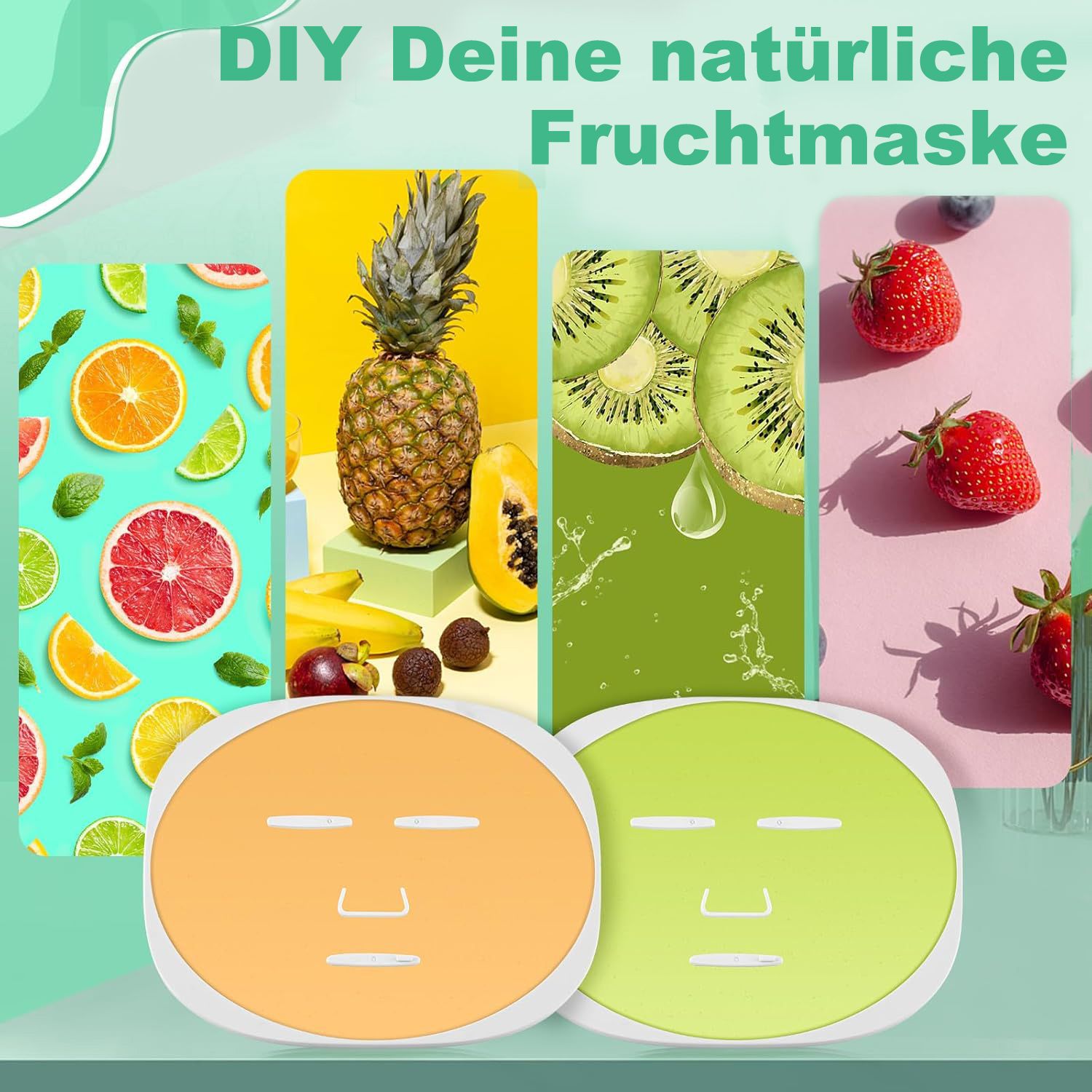 COOL-i Mini Facial Mask Maker,DIY Gesichtsmaske mit Kollagen, kompakte Hautpflege Maschine