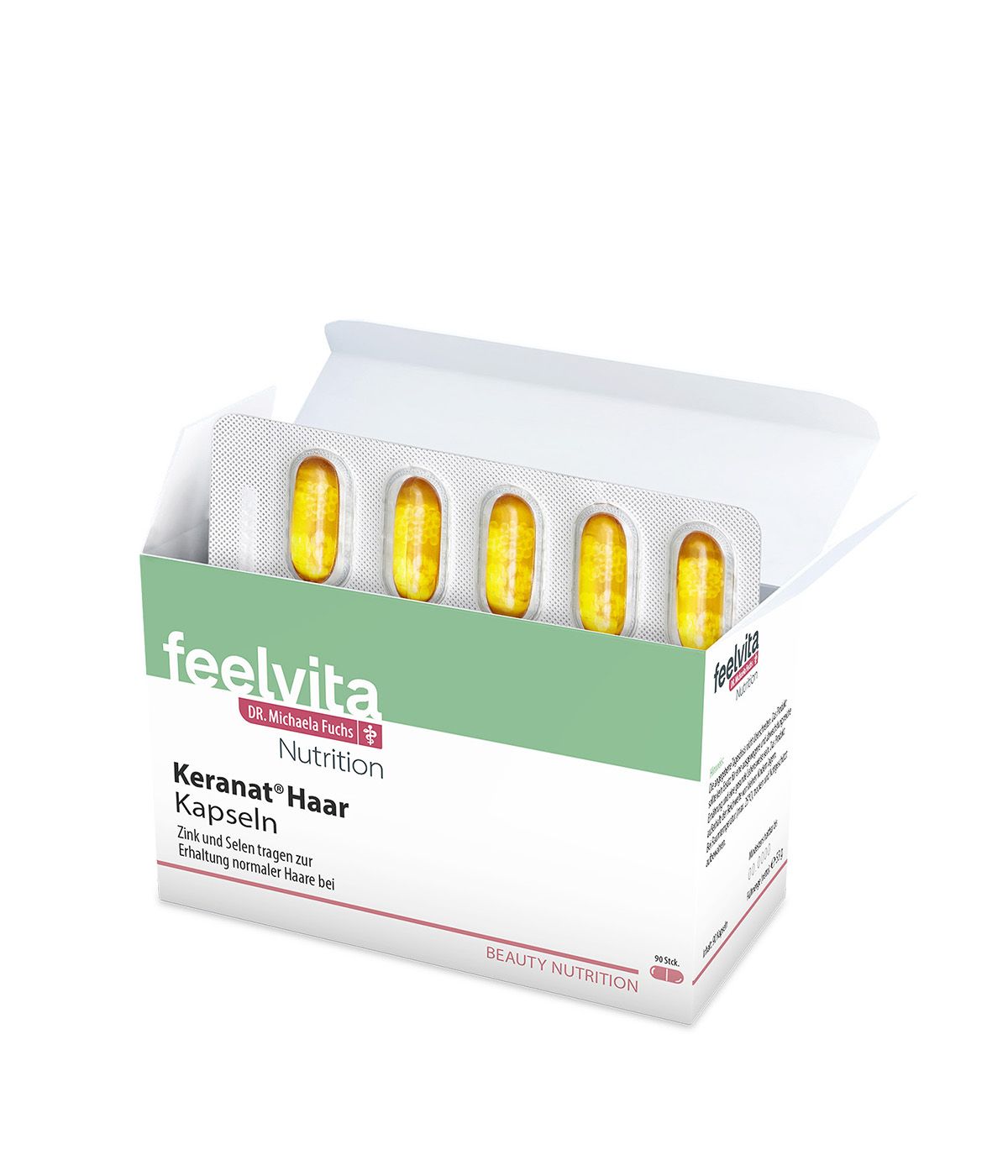 Genius Feelvita Nutrition Keranat® Haar Kapseln 90 St