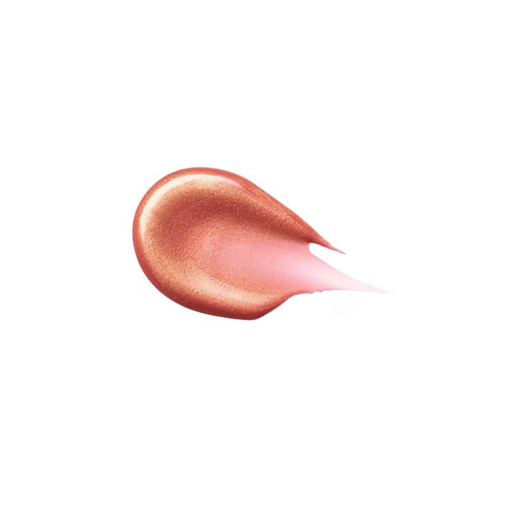 Bronzefarbener, schimmernder Swatch mit rosa Unterton auf weißem Hintergrund.