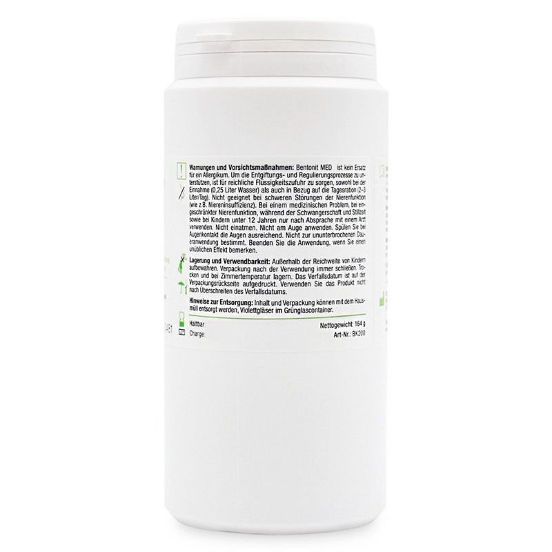 Bentonit MED Kapseln, 100% reines Montmorillonit-Vulkanmineral