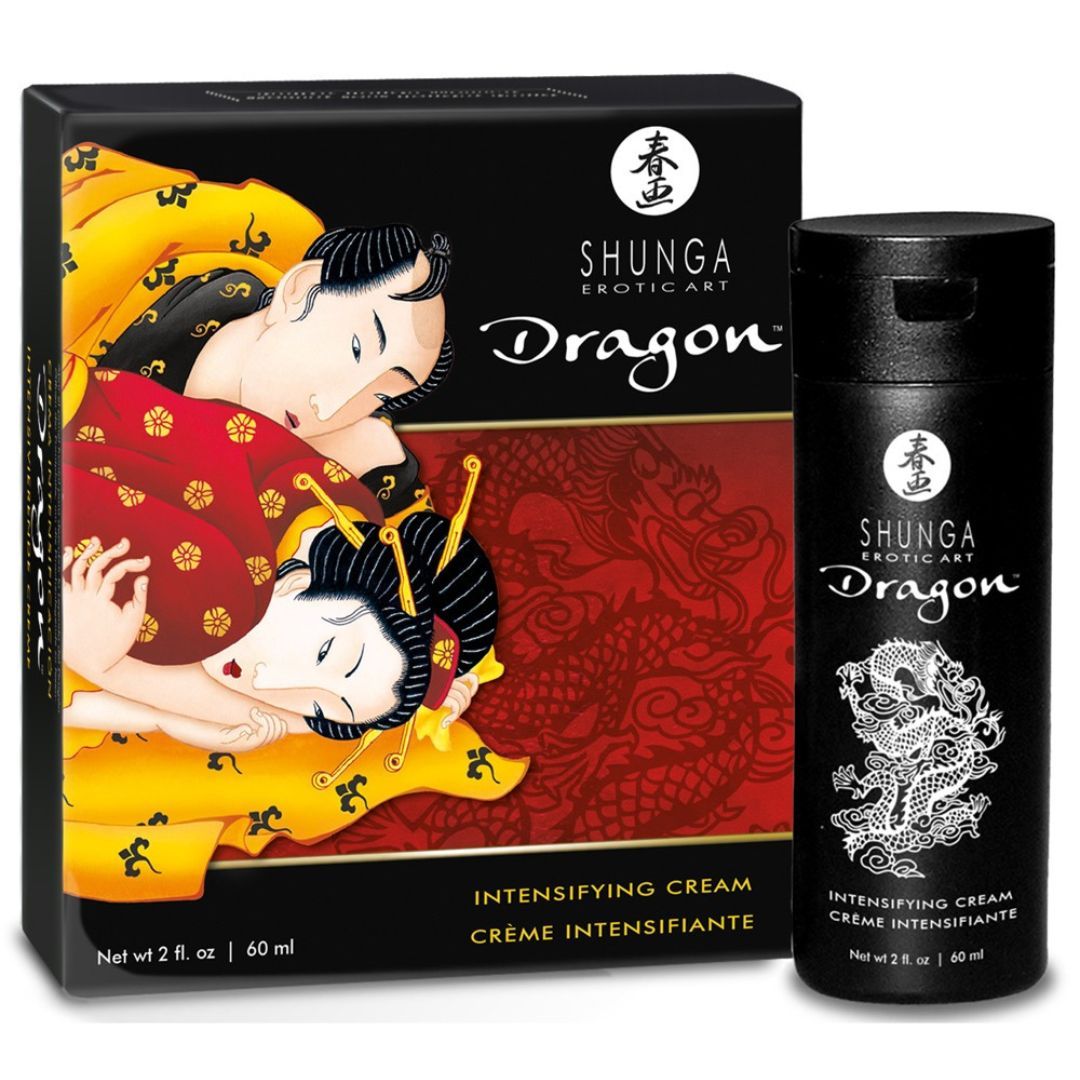 Penispflegecreme „Dragon Intensifying Cream“ | Stimulierender Warm-Kalt-Effekt | Shunga