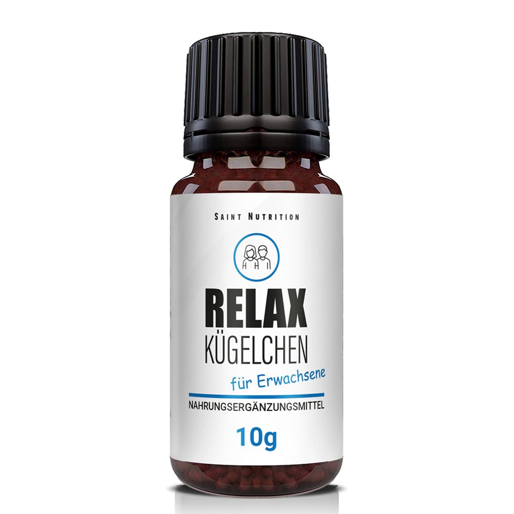 Saint Nutrition® | Relax Kügelchen für Erwachsene ruhige Momente 10 g Globuli