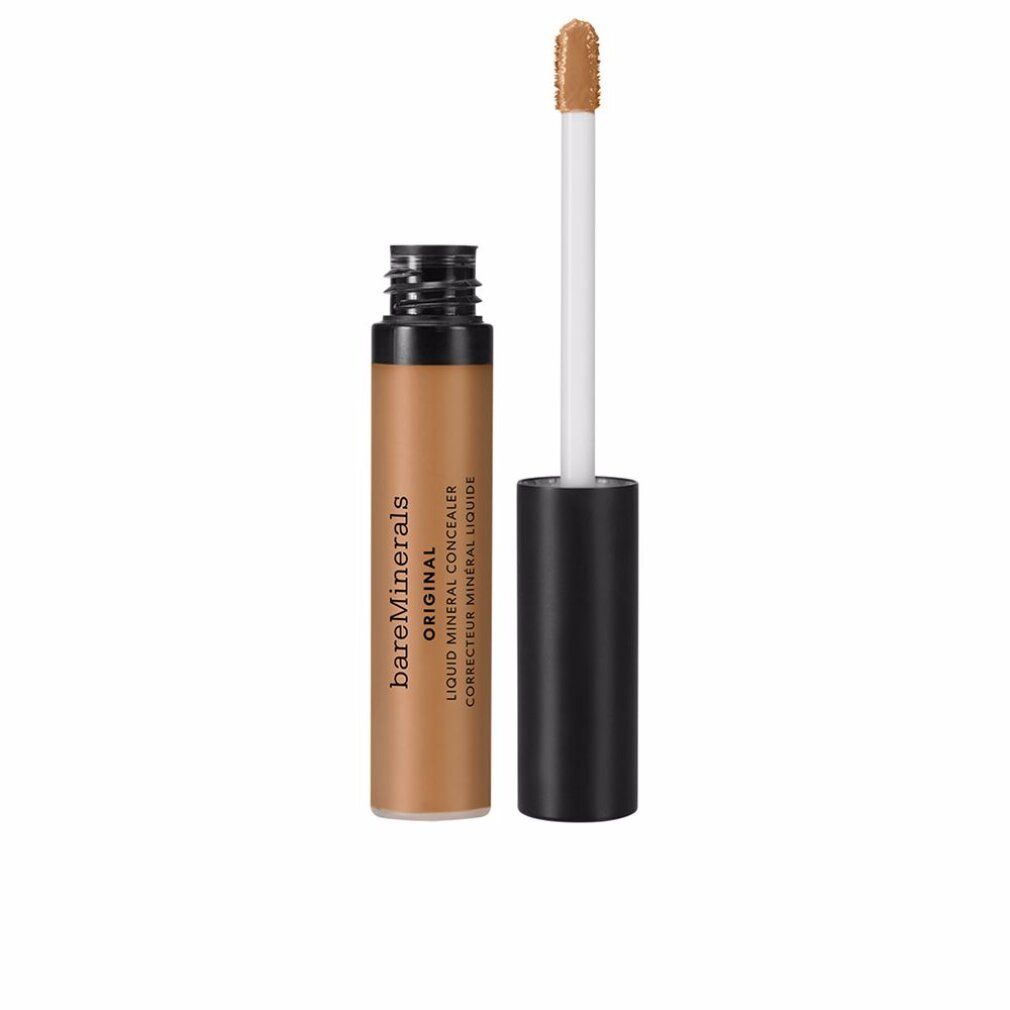 Flüssiger Concealer in einer durchsichtigen Flasche mit schwarzem Deckel. Aufschrift: Bareminerals Original Liquid Mineral Concealer.
