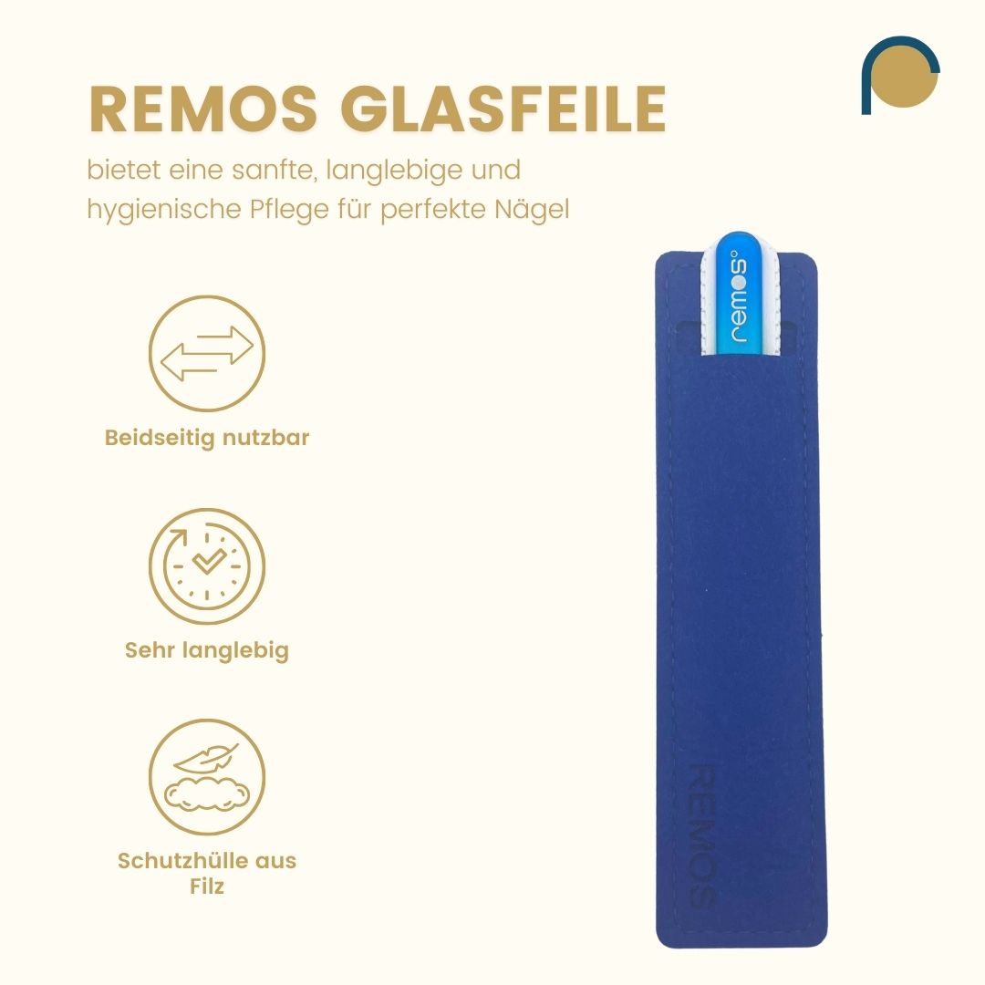 REMOS Glasnagelfeile, beidseitig