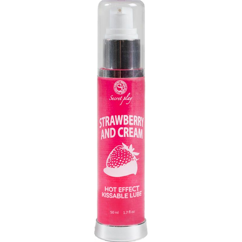 Lotion-Flasche "Strawberry and Cream". 50 ml.
