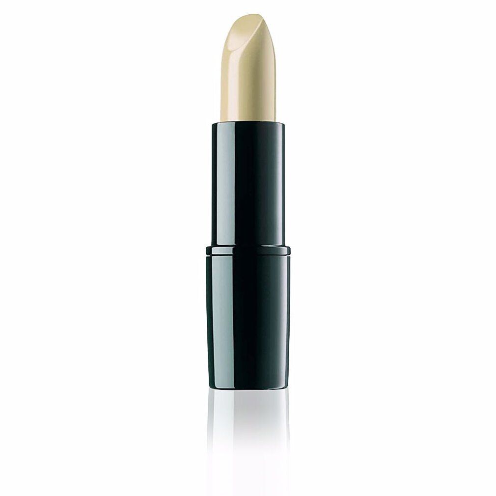 Artdeco Perfect Stick, cremefarbener Stift in schwarzer Hülse. Produkt ist teilweise herausgedreht.