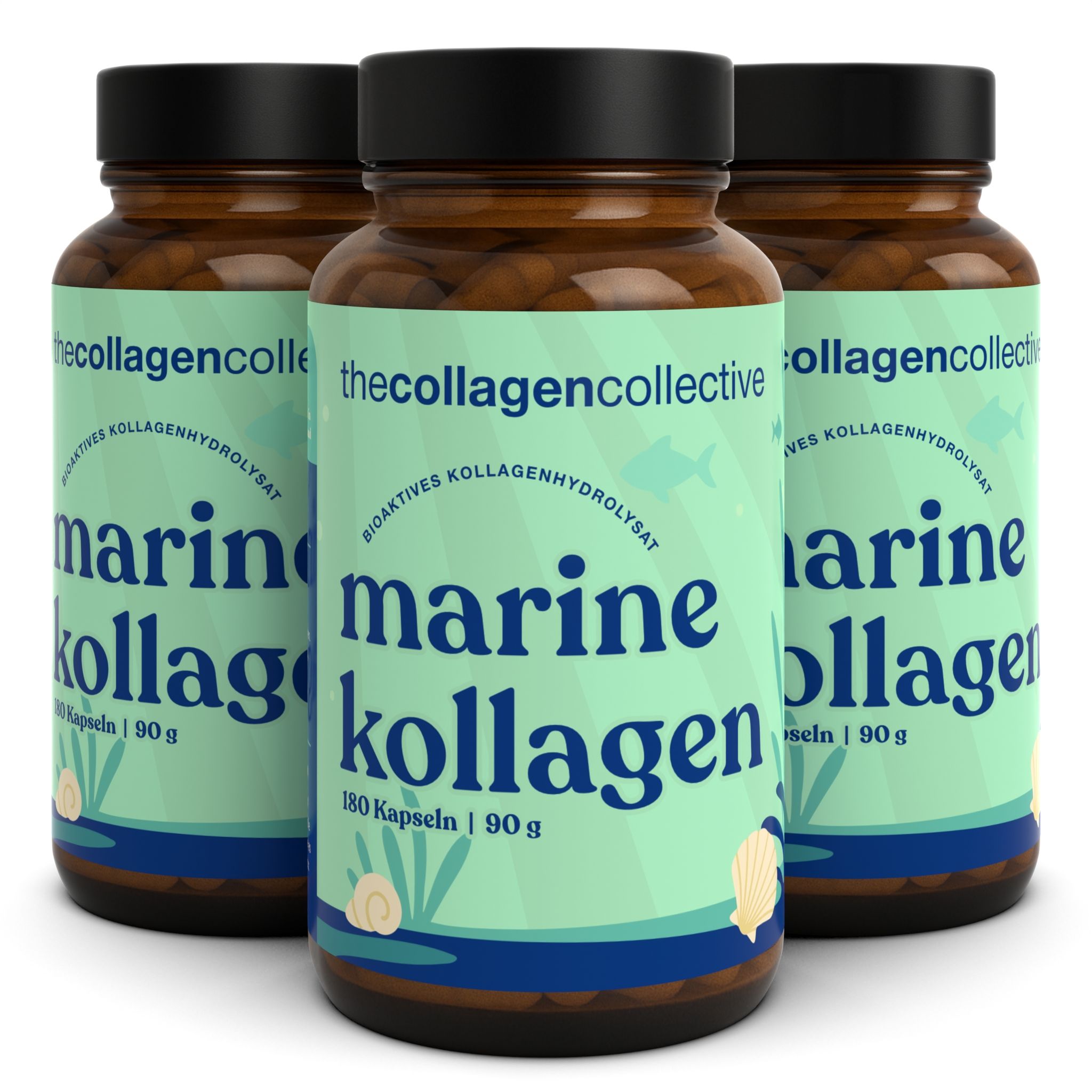 The Collagen Collective: Marine Kollagen Kapseln 3x180 St