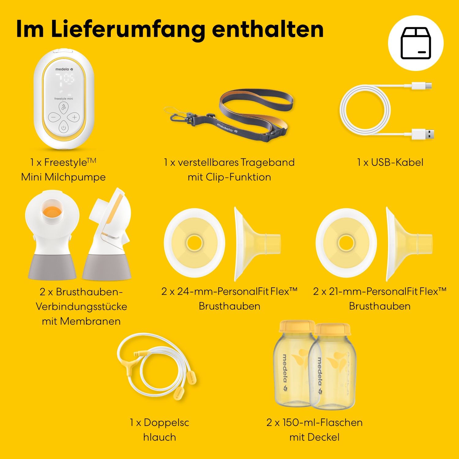 MEDELA Freestyle™ Mini Classic Doppelmilchpumpe