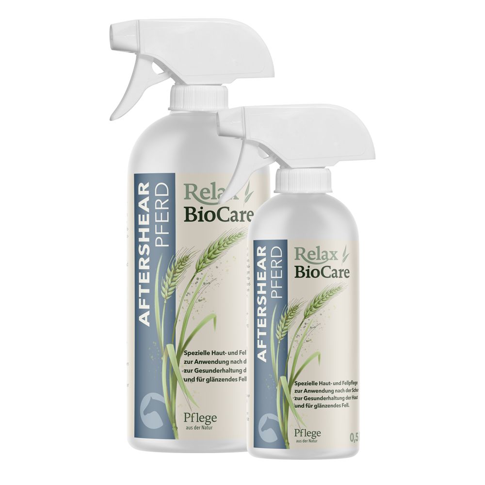 Relax Biocare Aftershear - Ergänzende Haut- & Fellpflege für Ihr Pferd