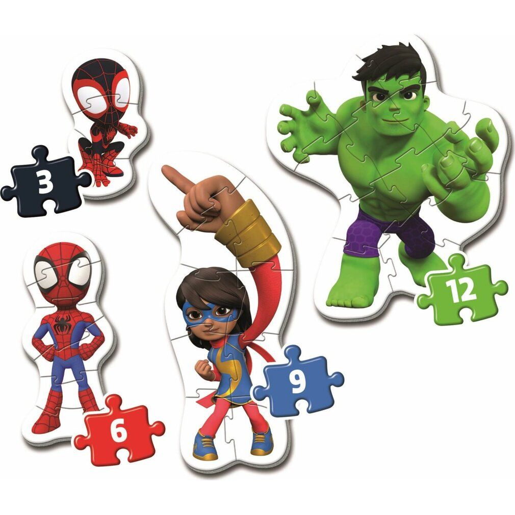 Marvel Spidey und seine erstaunlichen Freunde puzzle 3-6-9-12pcs