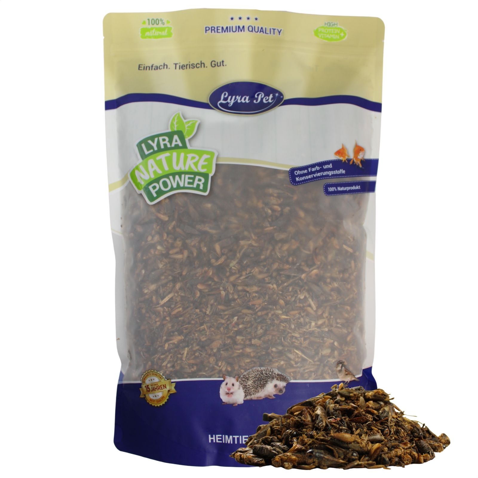 Lyra Pet Lyra Nature Power Heimtierfutter in einem Beutel. Enthält 100% natürliche Inhaltsstoffe ohne Farb- und Konservierungsstoffe.