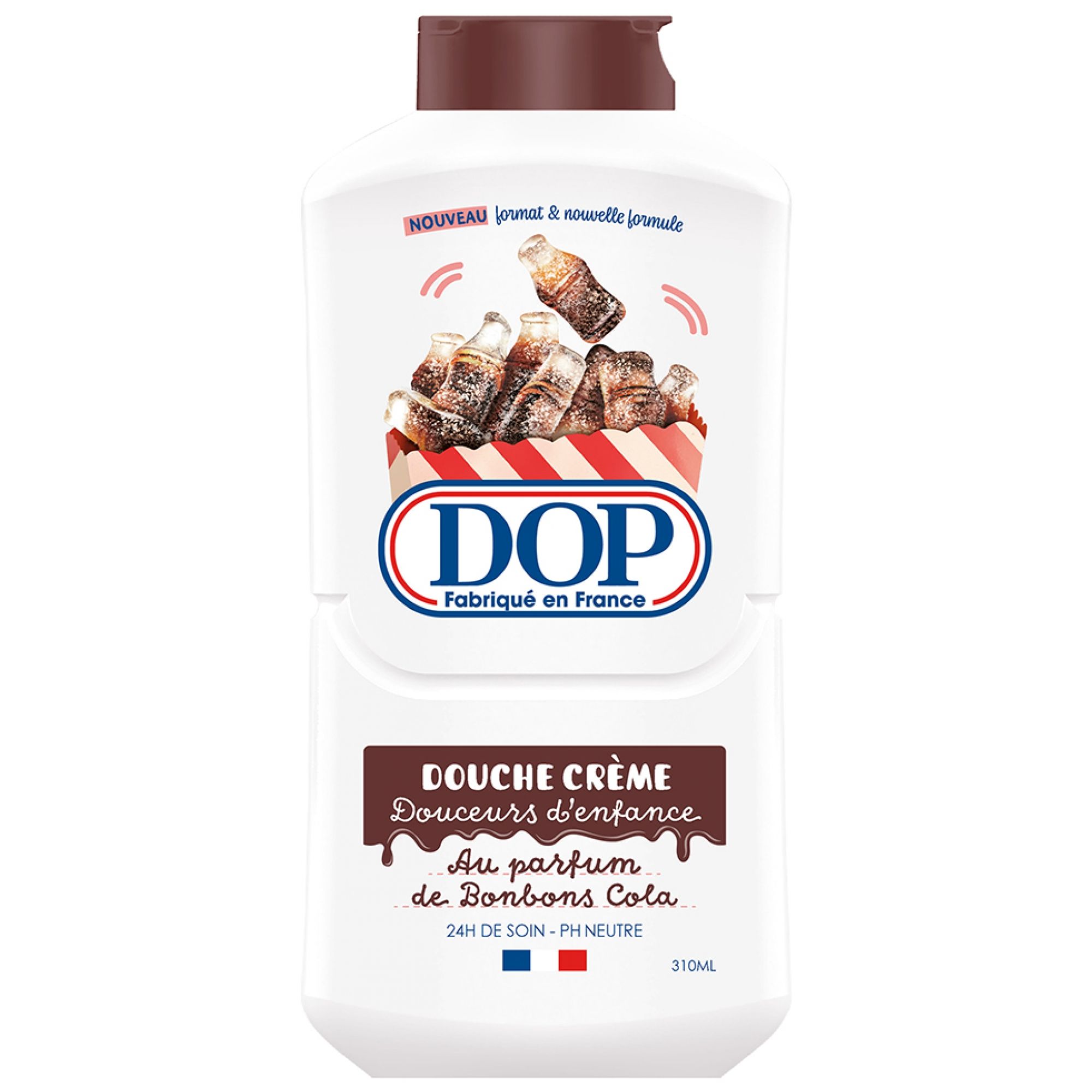 Dop Duschcreme Cola-Bonbons mit Kindheitssüßigkeitengeschmack, 4,2x7,8x16,8 cm