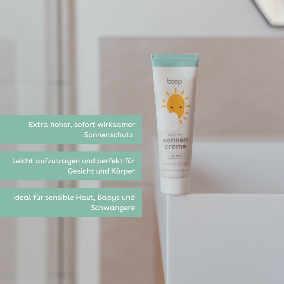 das boep Sonnencreme Sensitiv LSF 50