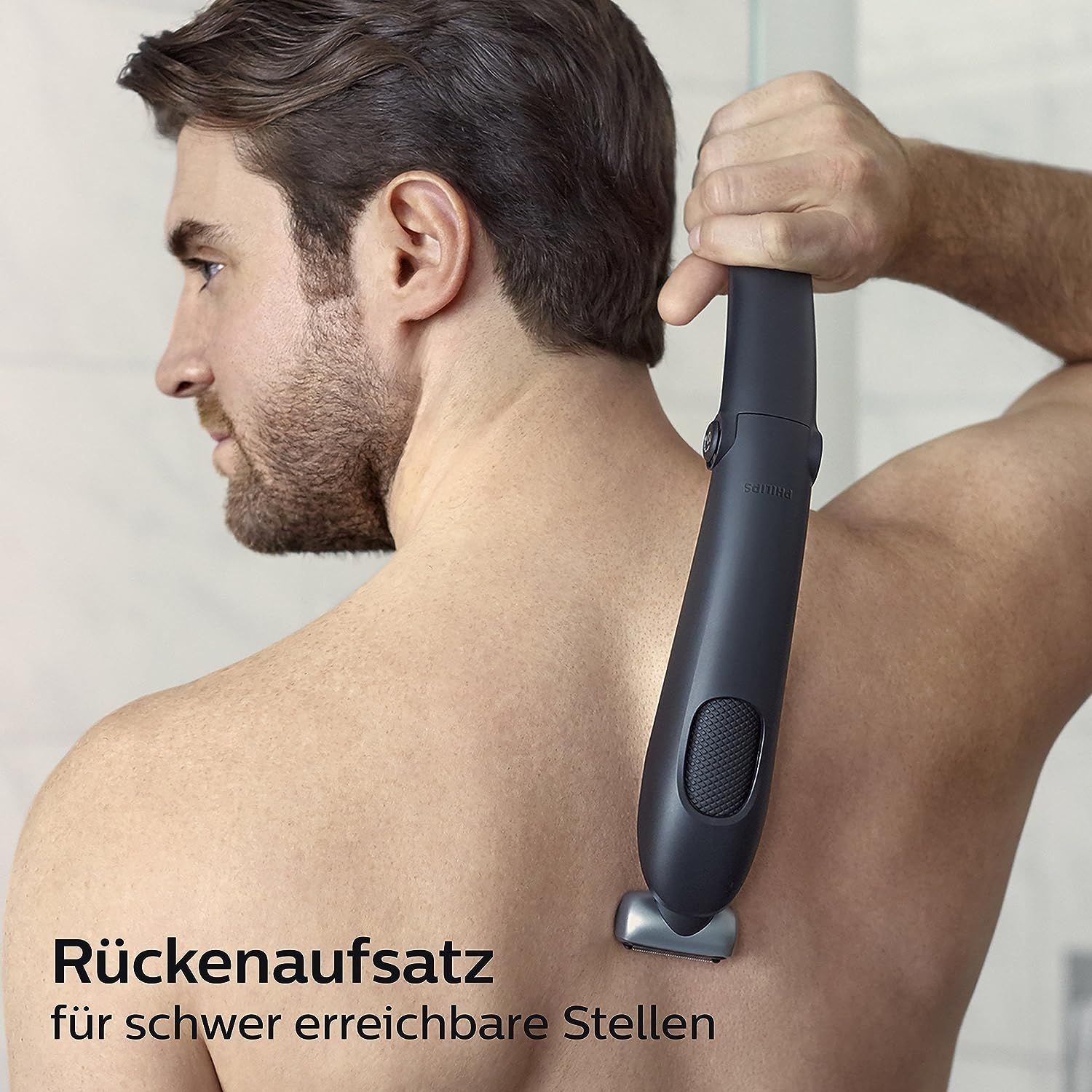 Philips Bodygroom Series 5000 mit Aufsatz für Rückenhaarentfernung