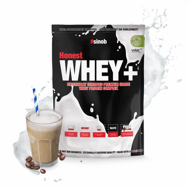 Sinob Honest Whey+ 820 g Pulver zur Herstellung einer Lösung zum Einnehmen