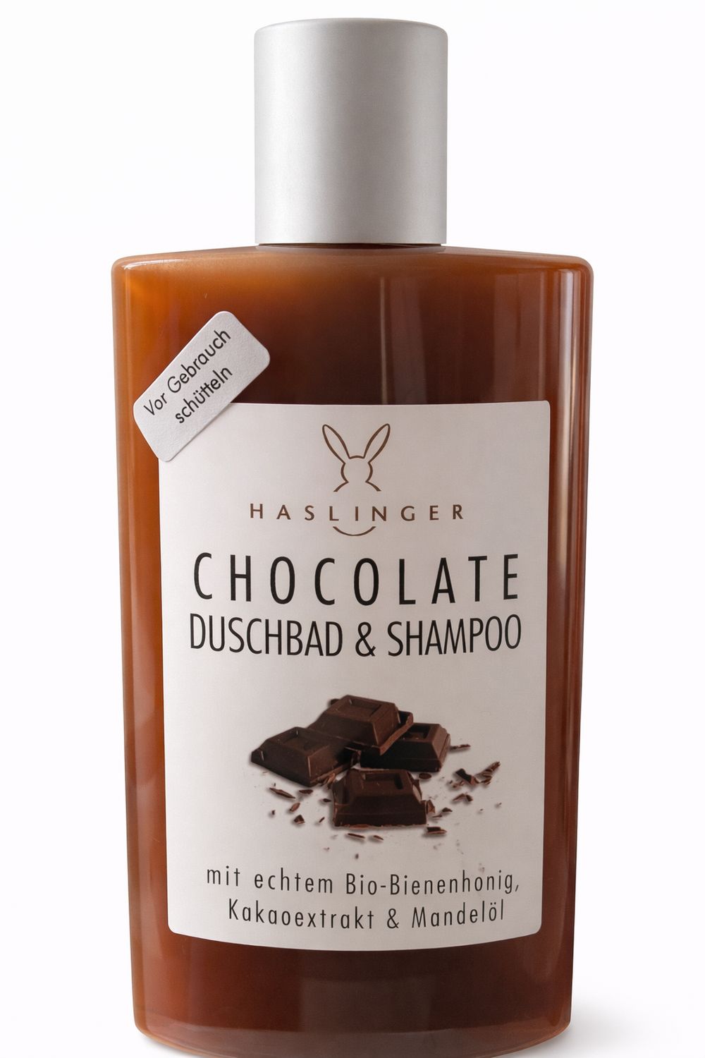 Haslinger Shampoo & Duschbad 2 in 1 Chocolade mit Bio-Bienenhonig