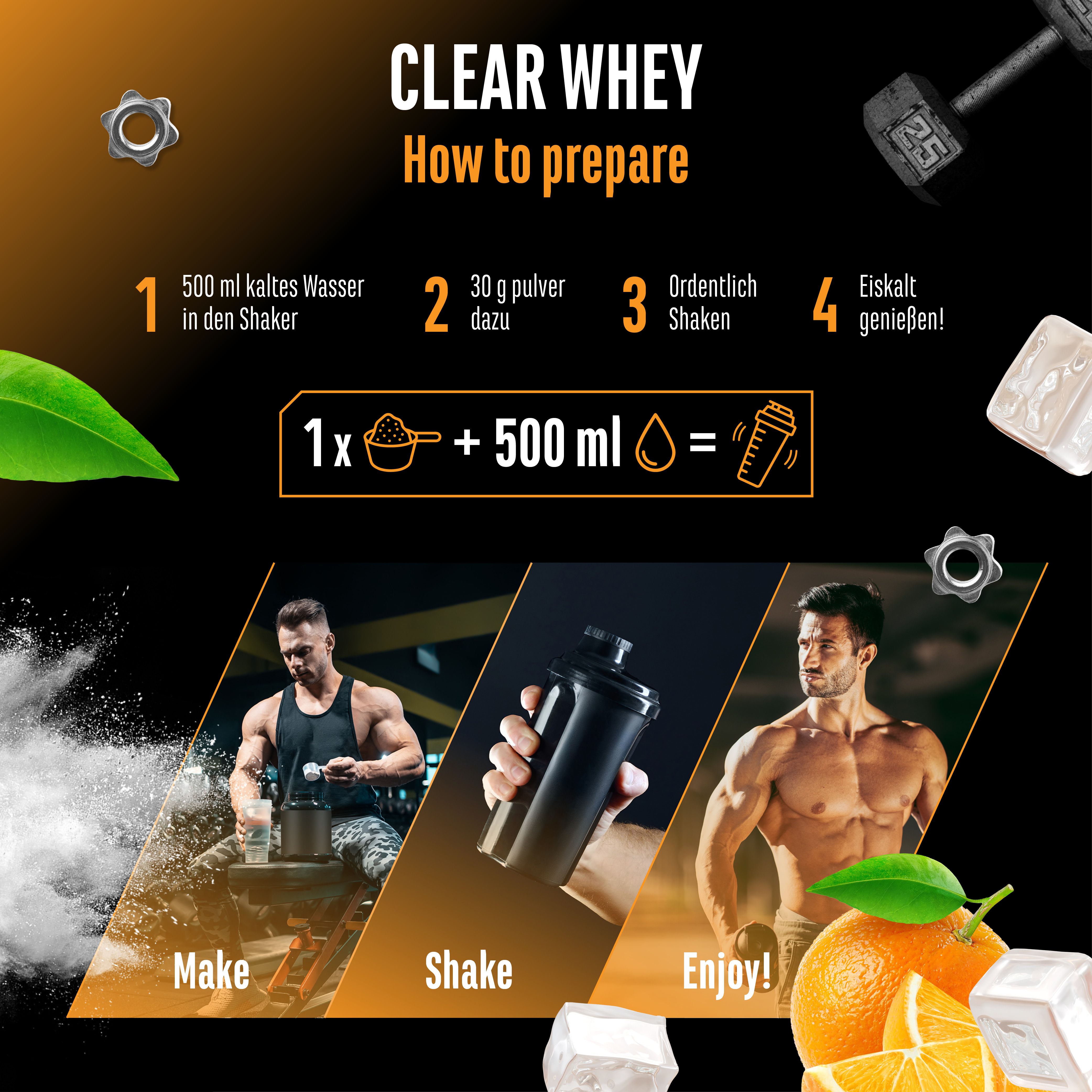 GEN Clear Whey Protein Isolat