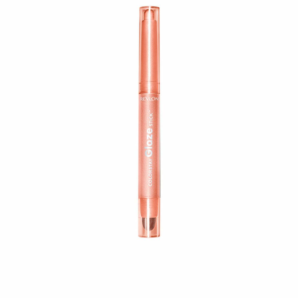 Revlon Colorstay Glaze Stick, Farbton Lustre. Rosa Lippenstift in Stiftform. Aufschrift "Colorstay Glaze Stick".