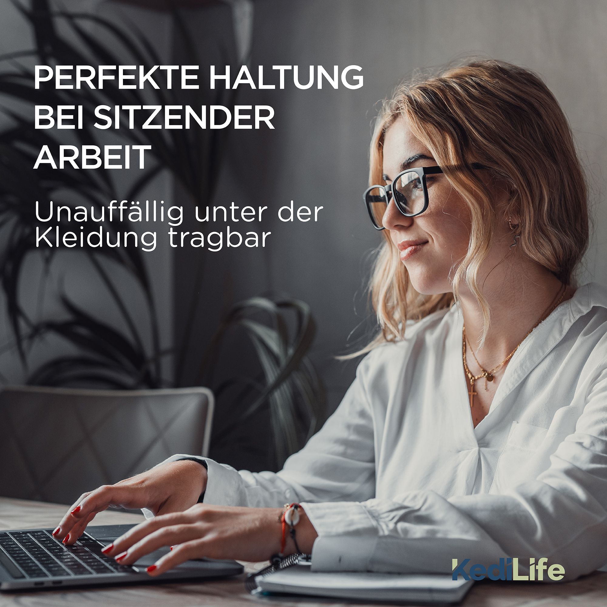 KediLife Rückenstützgürtel zur Haltungskorrektur