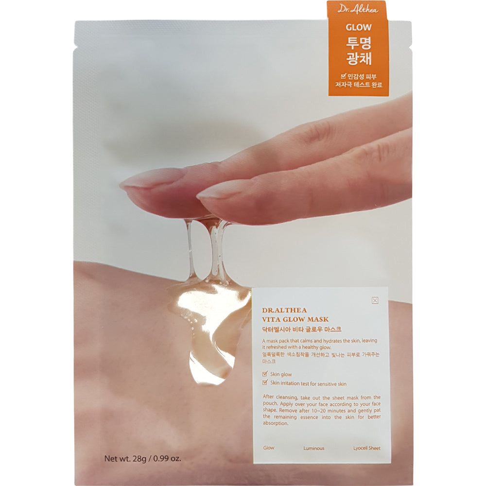 Dr. Althea Vita Glow Aufhellende Tuchmaske 28 g Gesichtsmaske