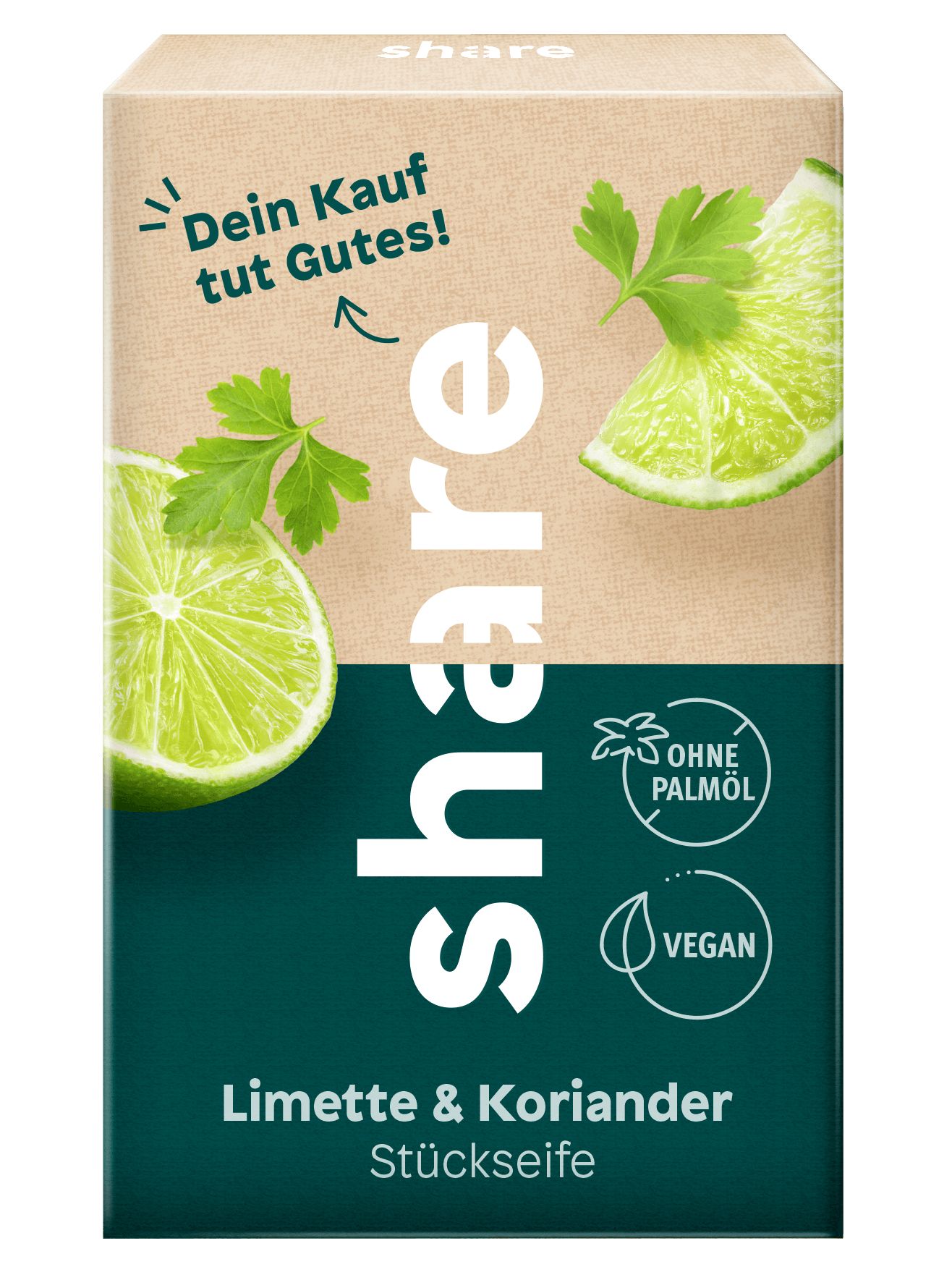 share Stückseife Limette & Koriander