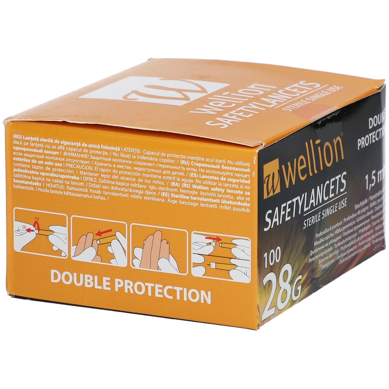 wellion Safetylancets 28G