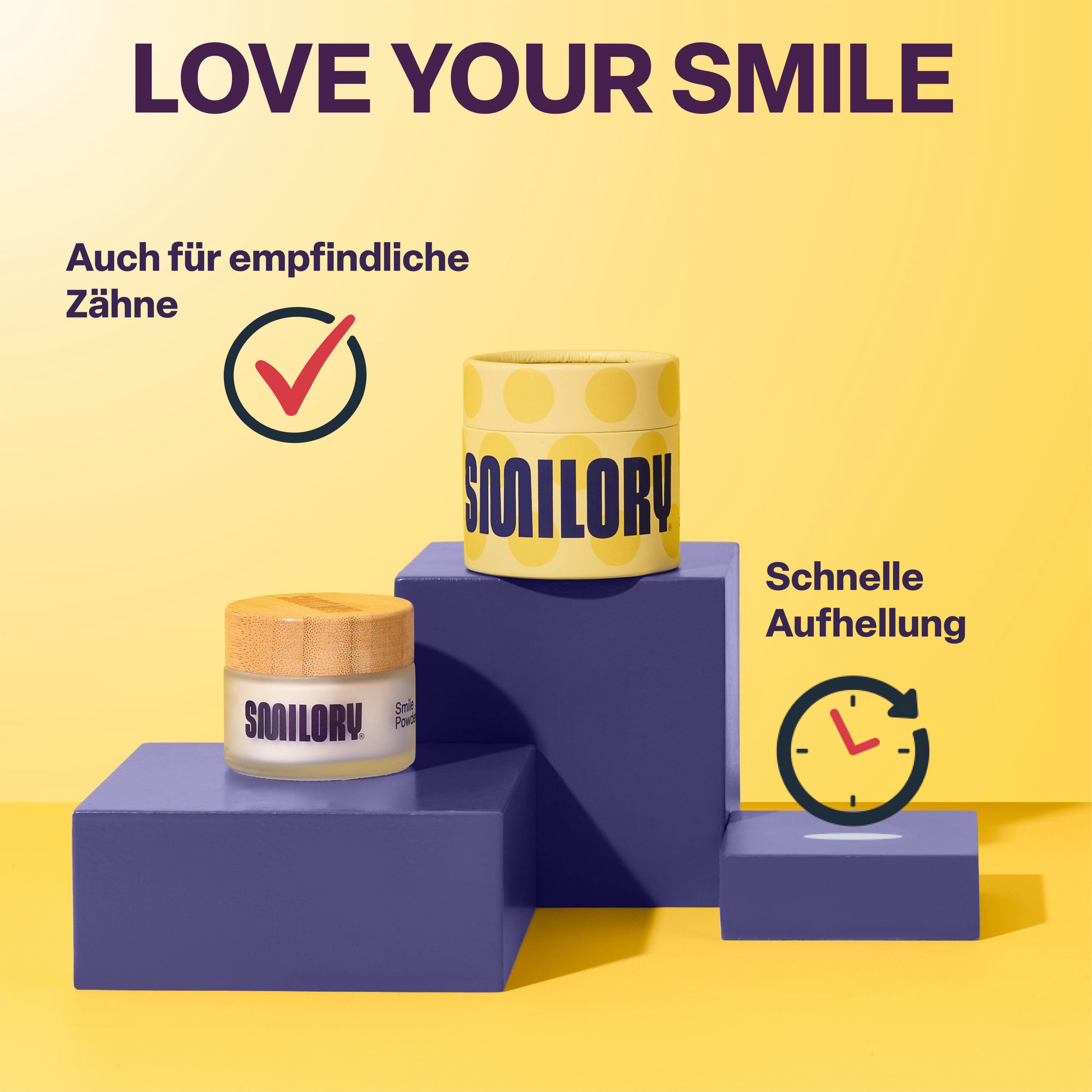 Smilory® Smile Powder - Zahnaufhellungspulber (Kokos)