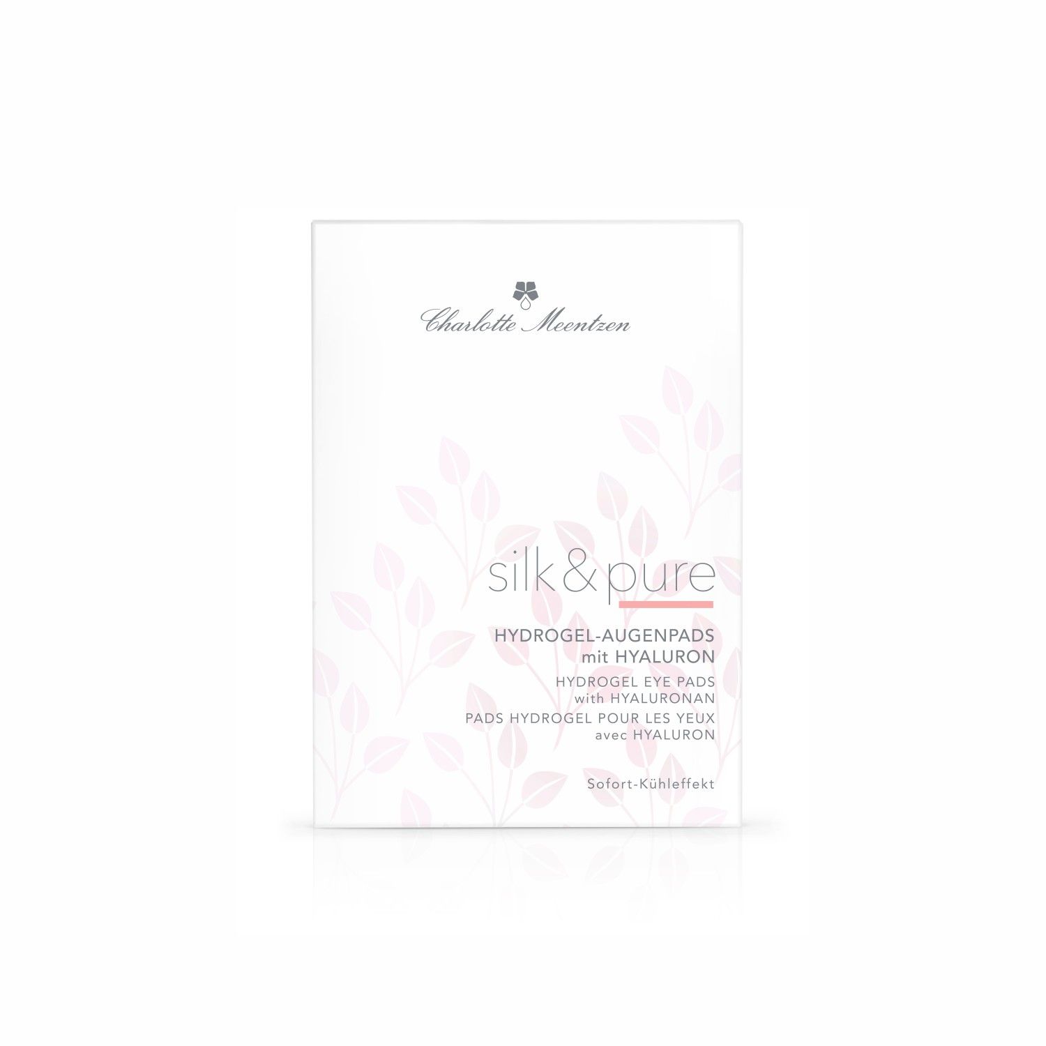 Hydrogel-Augenpads mit Hyaluron, Beutel à 2 Augenpads Silk & Pure