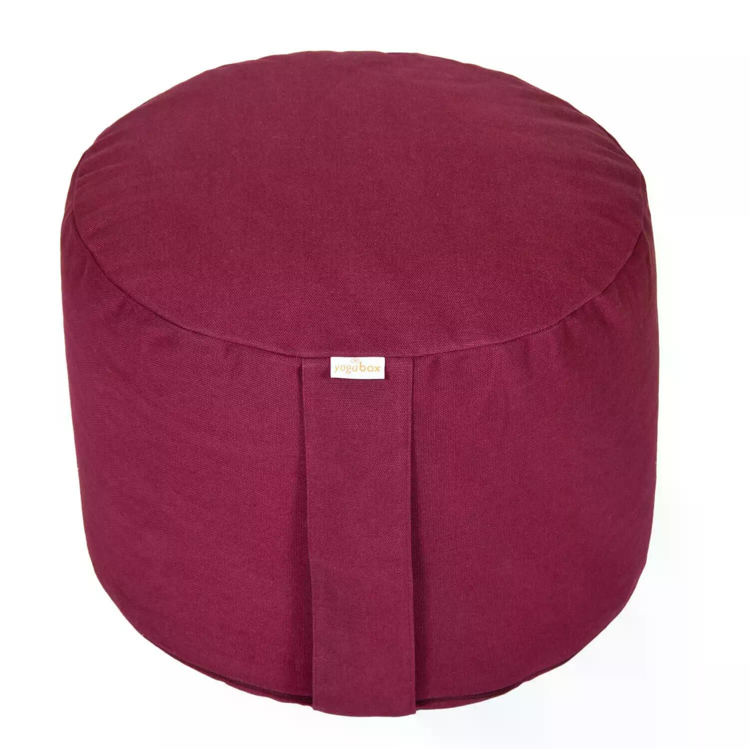 yogabox Meditationskissen Rondo Big Basic - aubergine 35 x 25,0 cm 1 St