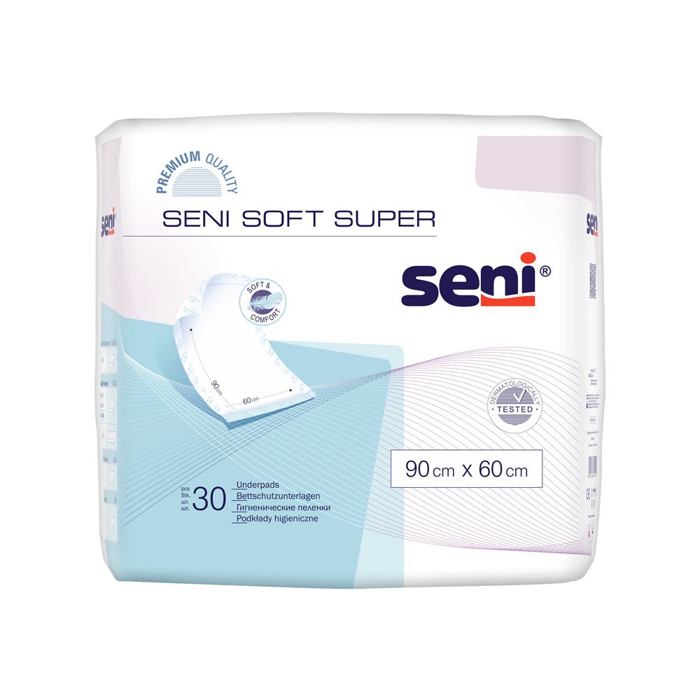 Seni Soft Super Bettschutzunterlagen 90x60 cm