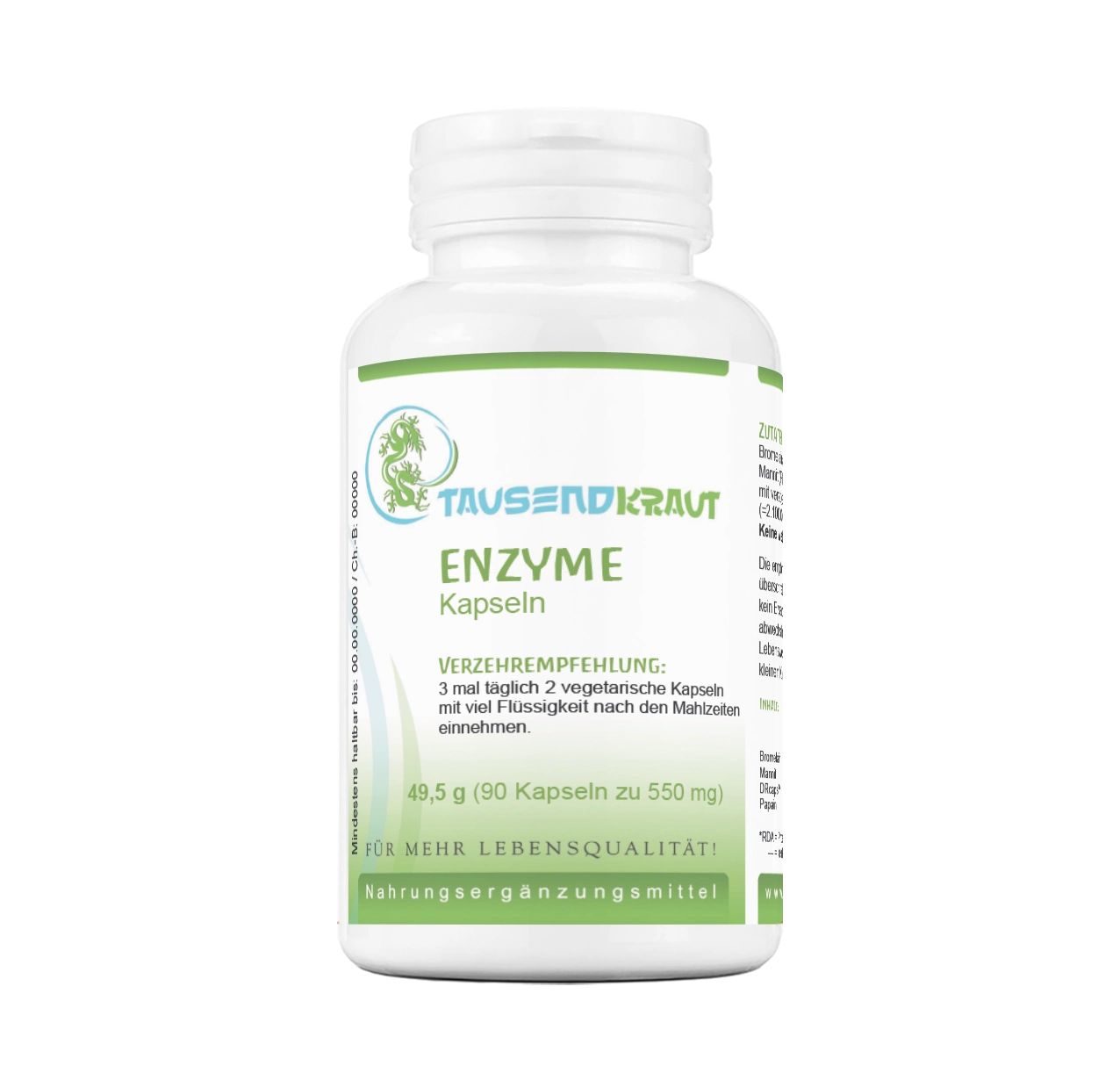 Tausendkraut Enzyme Kapseln