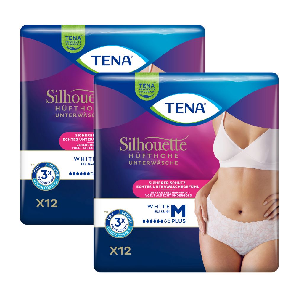 TENA Silhouette Plus White