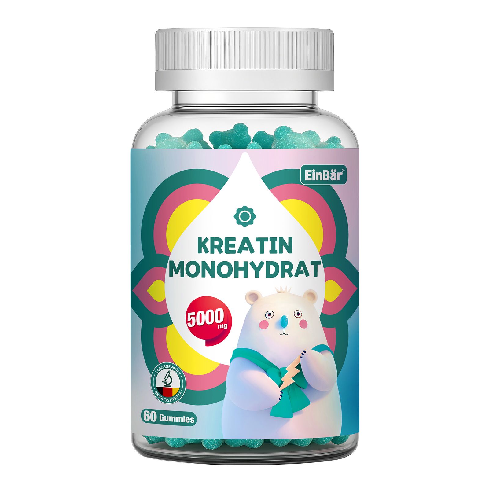 EinBär Creatin gummies 60 St Gummibärchen