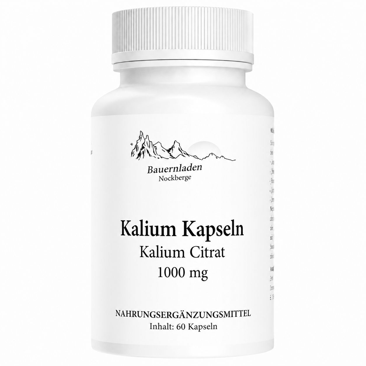 Bauernladen Nockberge | Kalium Citrat 1000 mg 1x60 St Kapseln