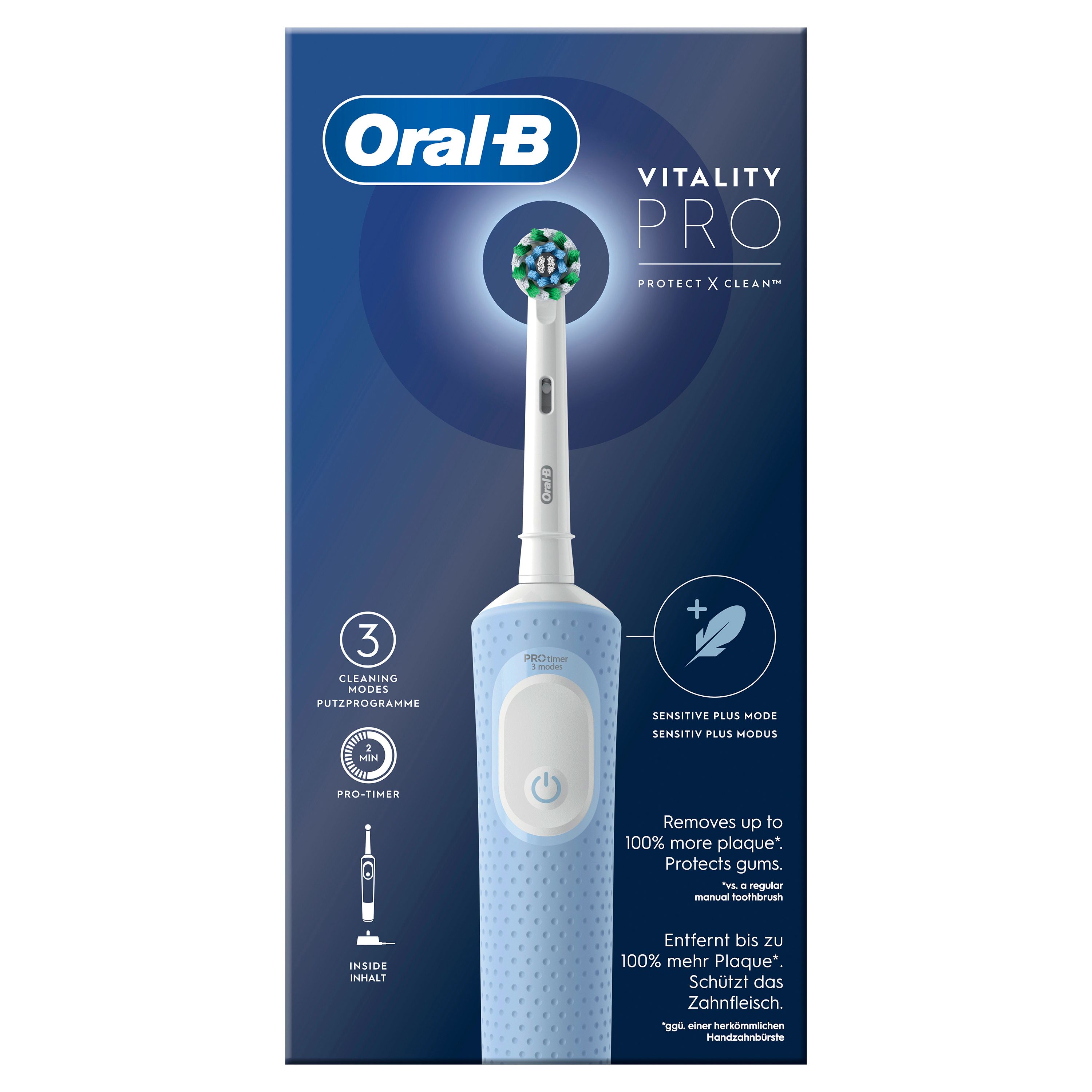 Oral-B Vitality Pro D 103   Blue Hangable Box Zahnpflege
