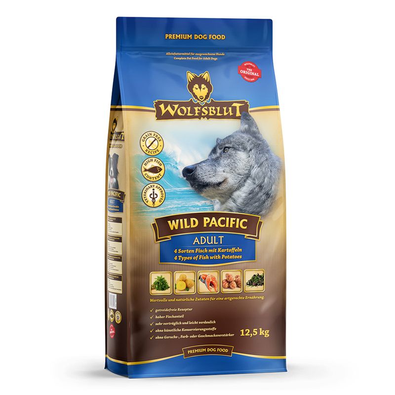 Wolfsblut Wild Pacific - Seefisch & Kart. 12,5 kg