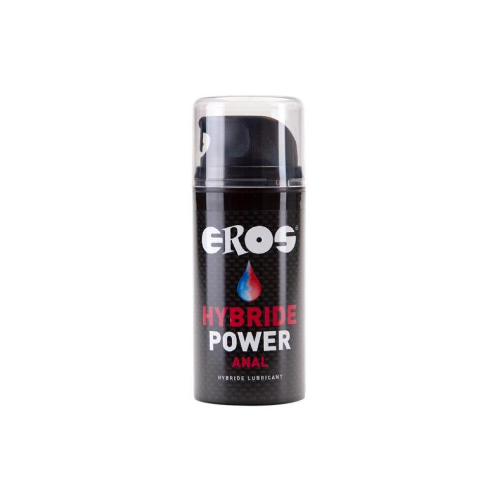 Eros Power Hybrid Anal Gleitgel Flasche mit Pumpspender.