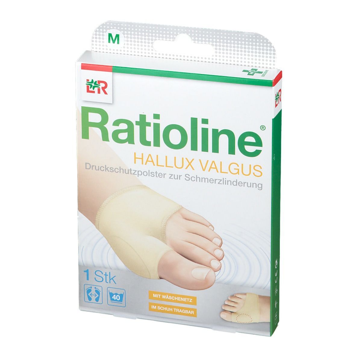 Ratioline® Hallux Valgus Druckschutzpolster M